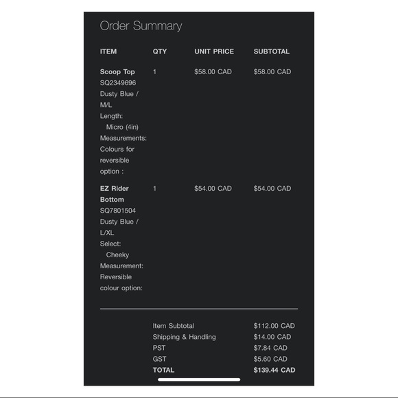 BAD MOON bathing suit in dusty blue - Picture 5 of 5